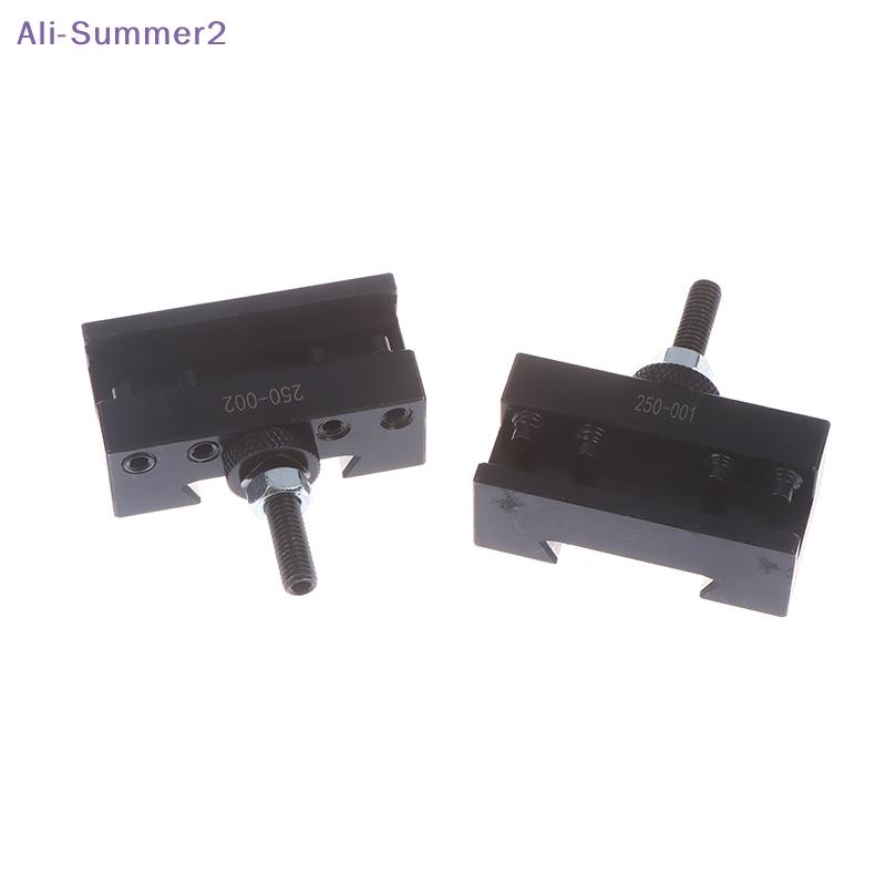 {Summer2} {Summer2} 250‑001 250‑002 Quick Changing Tool Post CNC Turning High Carbon Steel Lathe Tool Holder