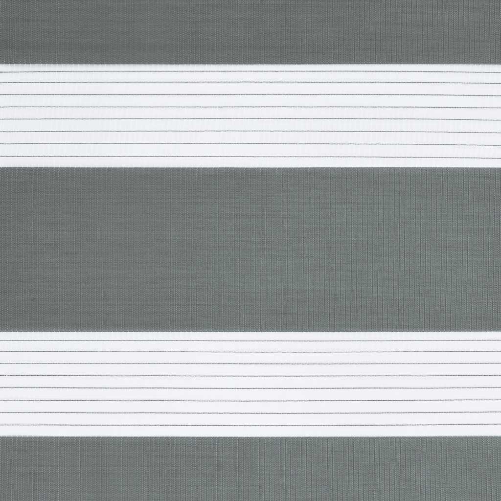 Zebra Double Roller Blind Dark Grey 110x100 cm Fabric Width 105.9 cm Polyester