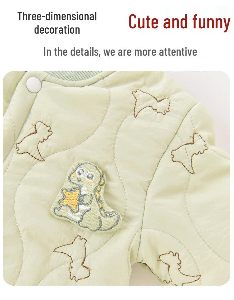 Winter Baby Romper with Cotton Padding - Newborn Thick Velvet Onesie & Warm Outerwear