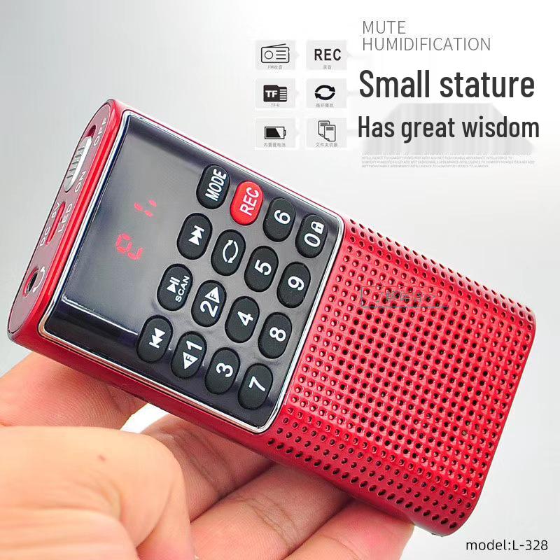 Happy Companion L-328 Mini Speaker & Recorder with Multifunctional Radio and Music Player