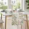 Easter Bunny Egg Table Runner Reusable Household Decoration Plate Mat Rectangular Linen Table Cloth for Home Restaurant Party