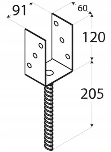 Anchor Base Post M18