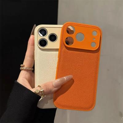 Herbst und Winter Premium Leder Apple 16 Handyhülle IPhone17promax/15 Nische 14/13/12 Schlicht 11