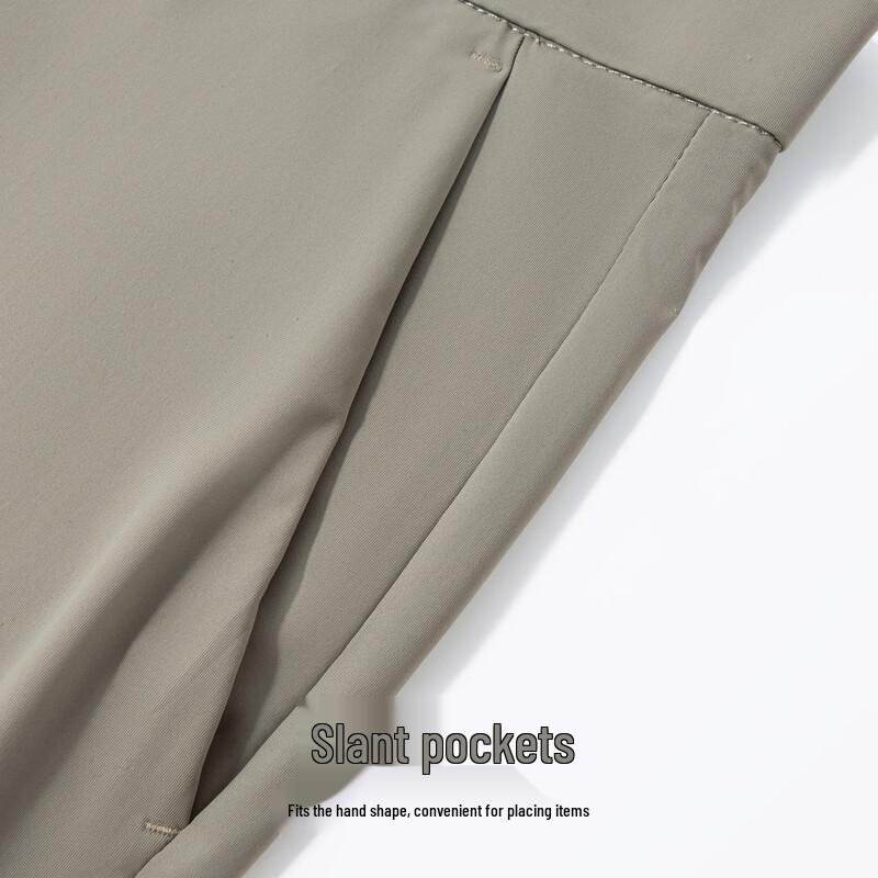Hodo Men's Cool-Touch Stretch Straight-Leg Casual Pants