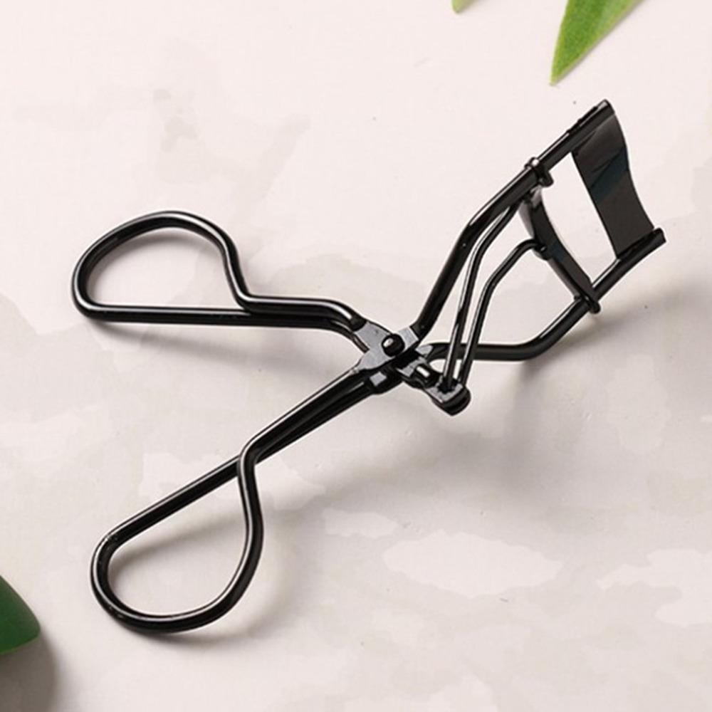 Stainless Steel Curling Eyelash Curler Women Eyelash Extension Tools Eyes Makeup Eyelashes Cosmetic Makeup Tools Black Silver