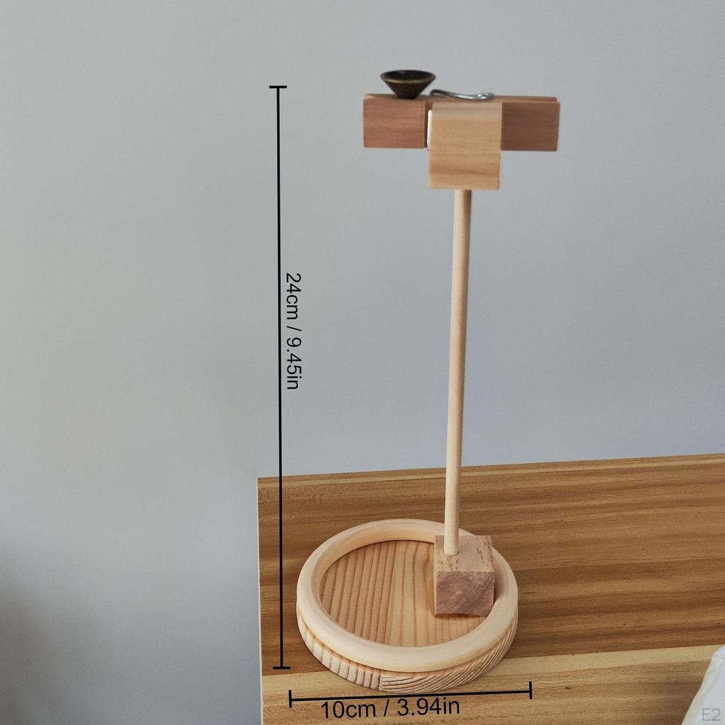 Incense Stick Holder for Sticks, Gift, Sturdy Wood Office, Living Room, Table Top