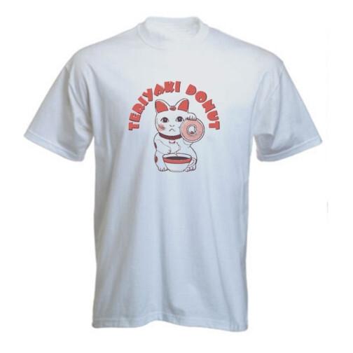 

Teryaki Donut T Shirt Cat Coffee Film Cafe Jackie Brown Pam Grier Tarantino G072 M