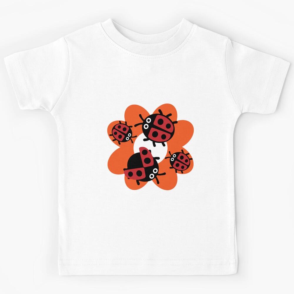 Ladybird Family - Coccinellidae Beetle - Red And Black Ladybids - Sweet Kids Gifts Kids T-Shirt 160