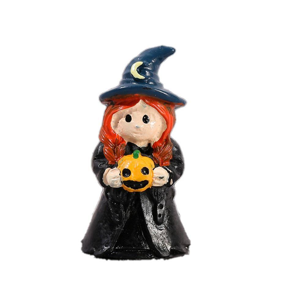 3D Halloween Small Ornament Mini Resin Halloween Ornament  Crystal Ball Accessories