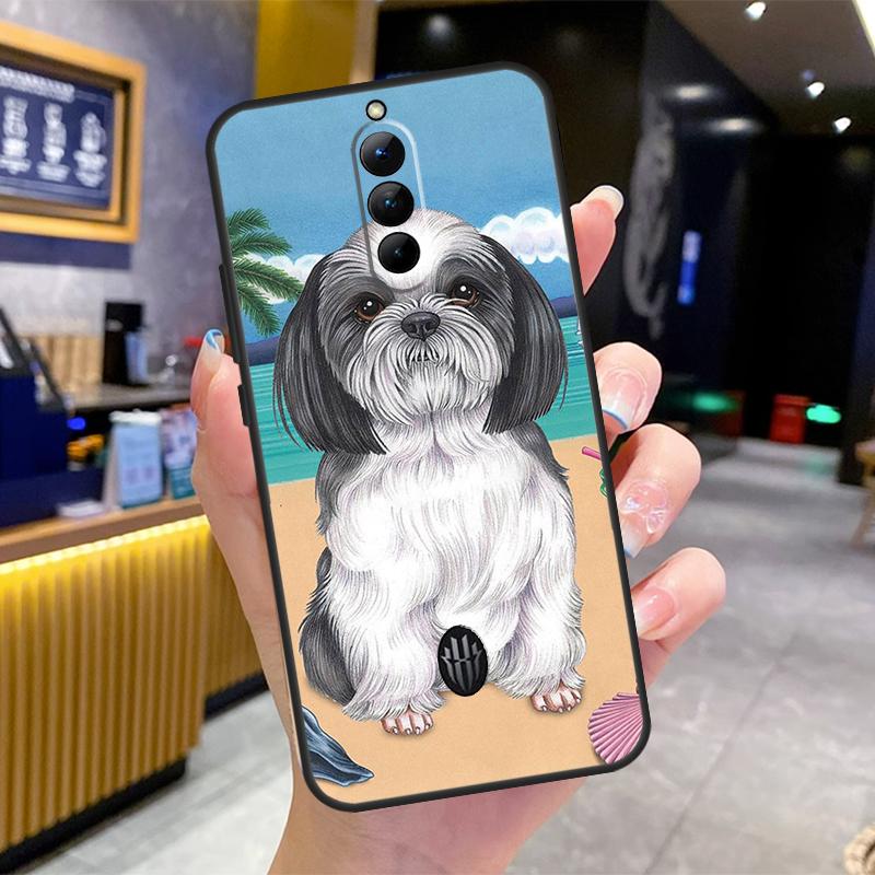 Cartoon Shih Tzu Dog Case For Nubia Red Magic 10 9 8 Pro Plus 6 7 6S 7S Pro 5G 6R RedMagic 9S 8S Pro Plus Cover
