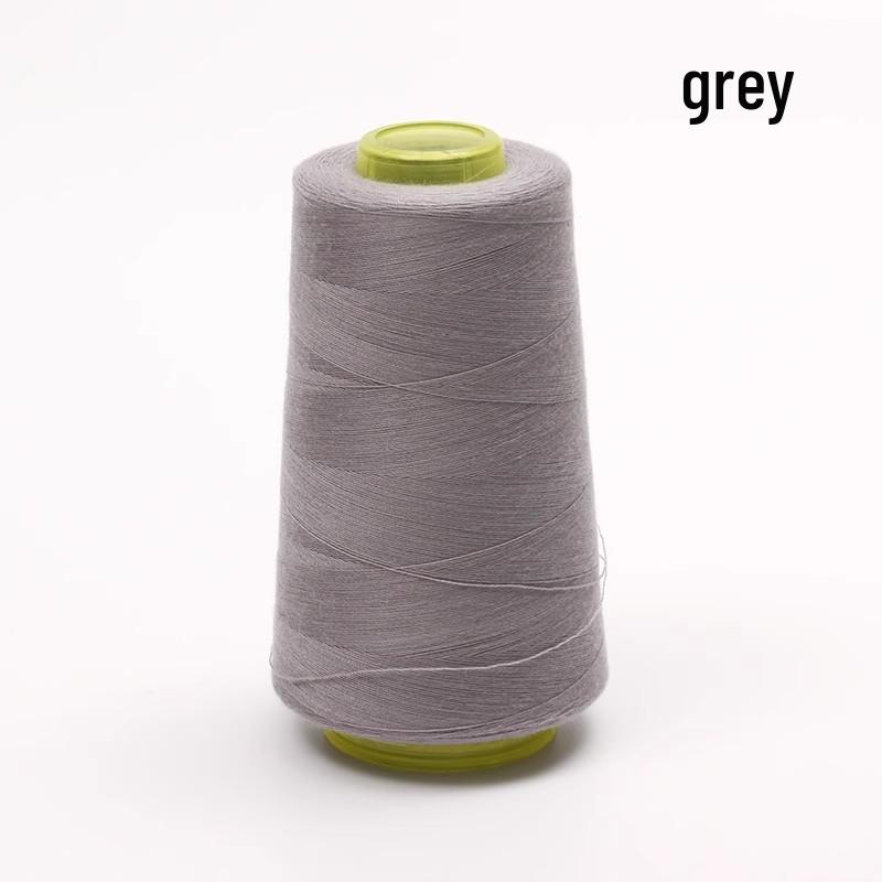 Large Cone of White Polyester Sewing Thread for Machines and Hand Sewing