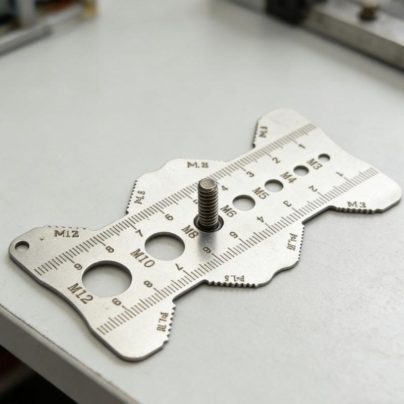 Corrosion Resistant Thread Measuring Gauge Tool for Precise Pitches Length Diameter Assessment in Various Environment