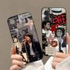Michael Jackson Black Silicone TPU Phone Case For Iphone17 Air 16 15 14 13 12 Pro 11 Pro Max Plus Protective Lens Cover Case