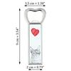 Chausie – Bottle opener with a cat, personalized fridge opener | Art-Dog
