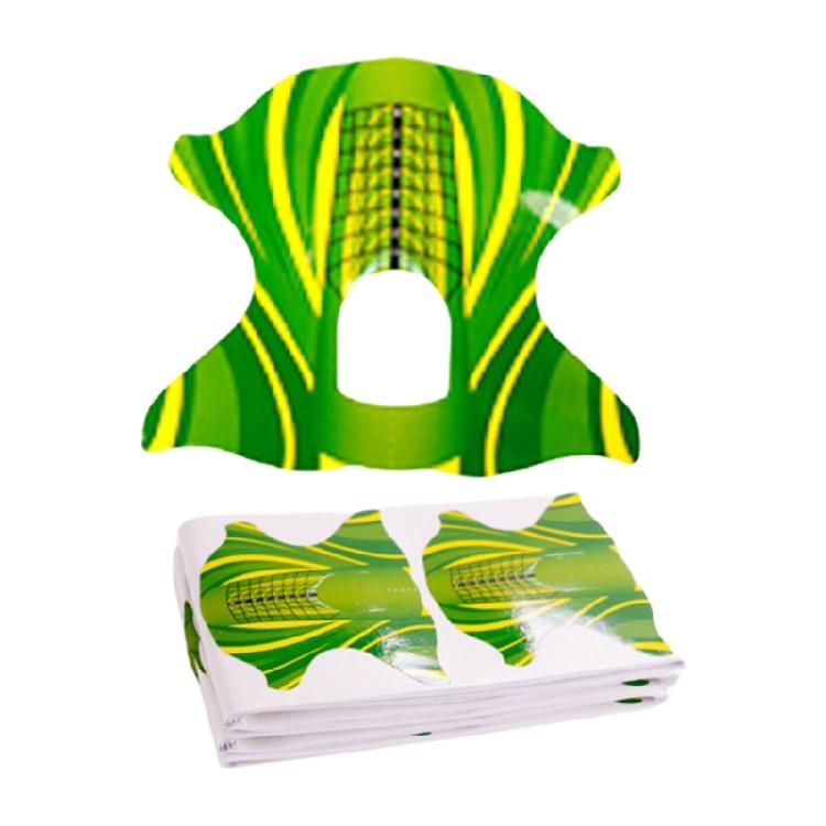 100 Pieces Nail Sculpting Forms With Strong Adhesive Nail Extension Accessory For Seamless Application At Home Or Salon