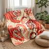 Tiger Majesty In Art Theme Blanket Lightweight Warm Flannel Blanket Decorative Throw Blanket for Home Decoration