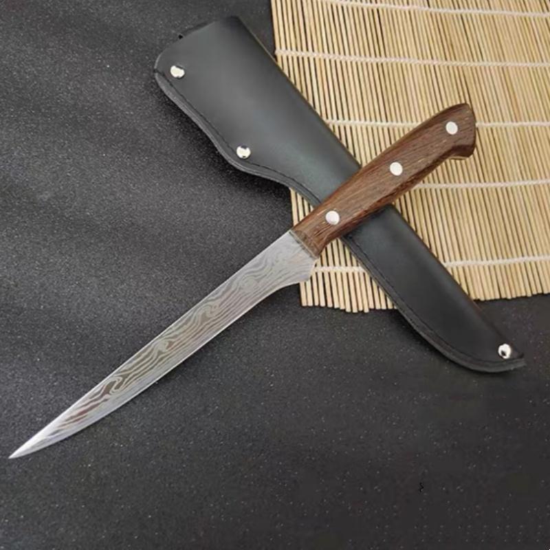 Stainless Steel Boning Knife Sushi Knife Kitchen Utility Knives Meat Bone Fruit Vegetables Cutter Tool