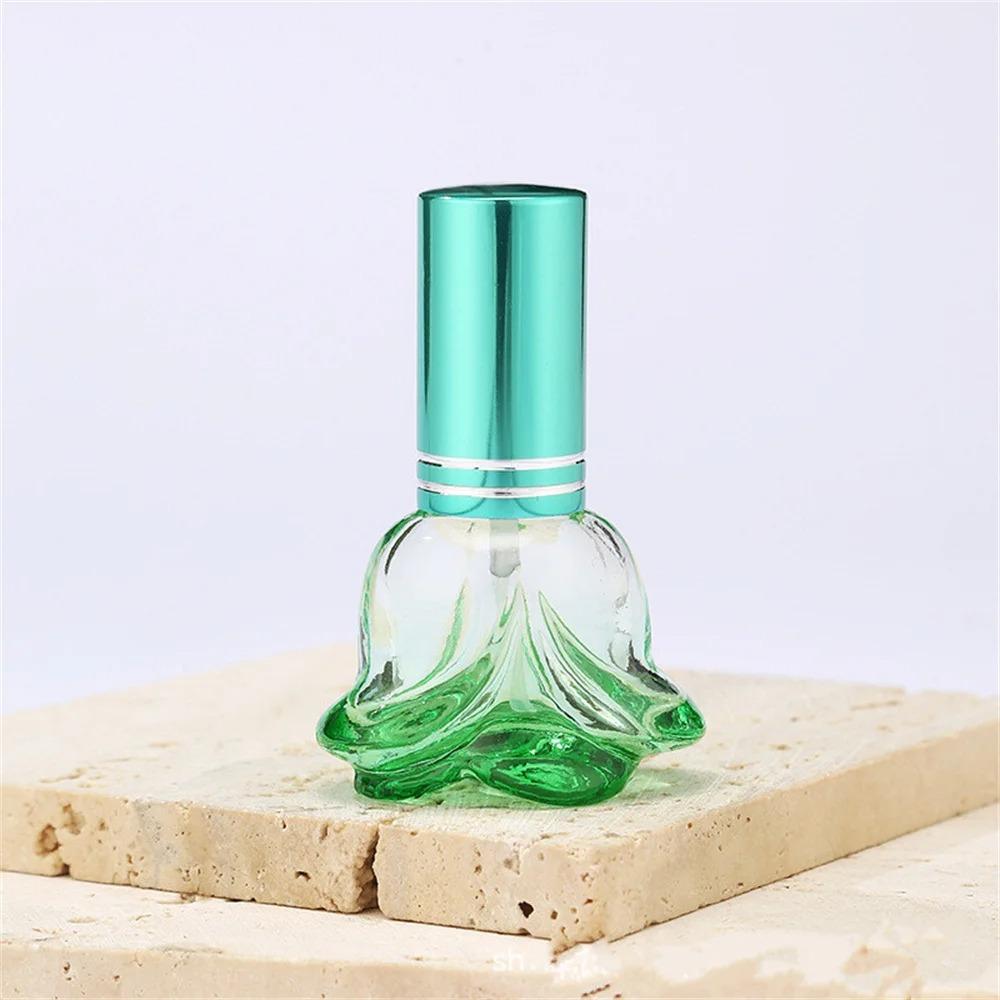 6 ml Pojemniki kosmetyczne do ponownego napełniania Grube szklane pompki zapachowe Kolorowe butelki perfum