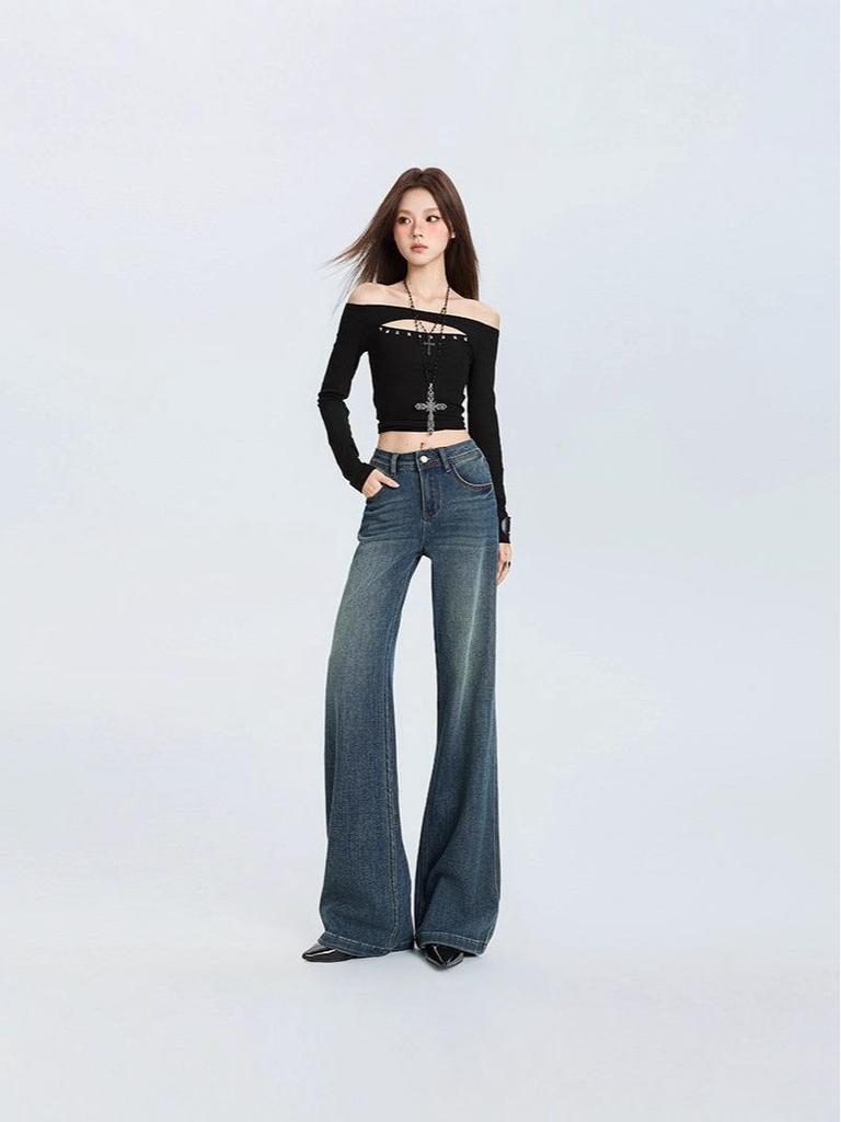 2025 Retro Summer Slimming Flared Women's Jeans
