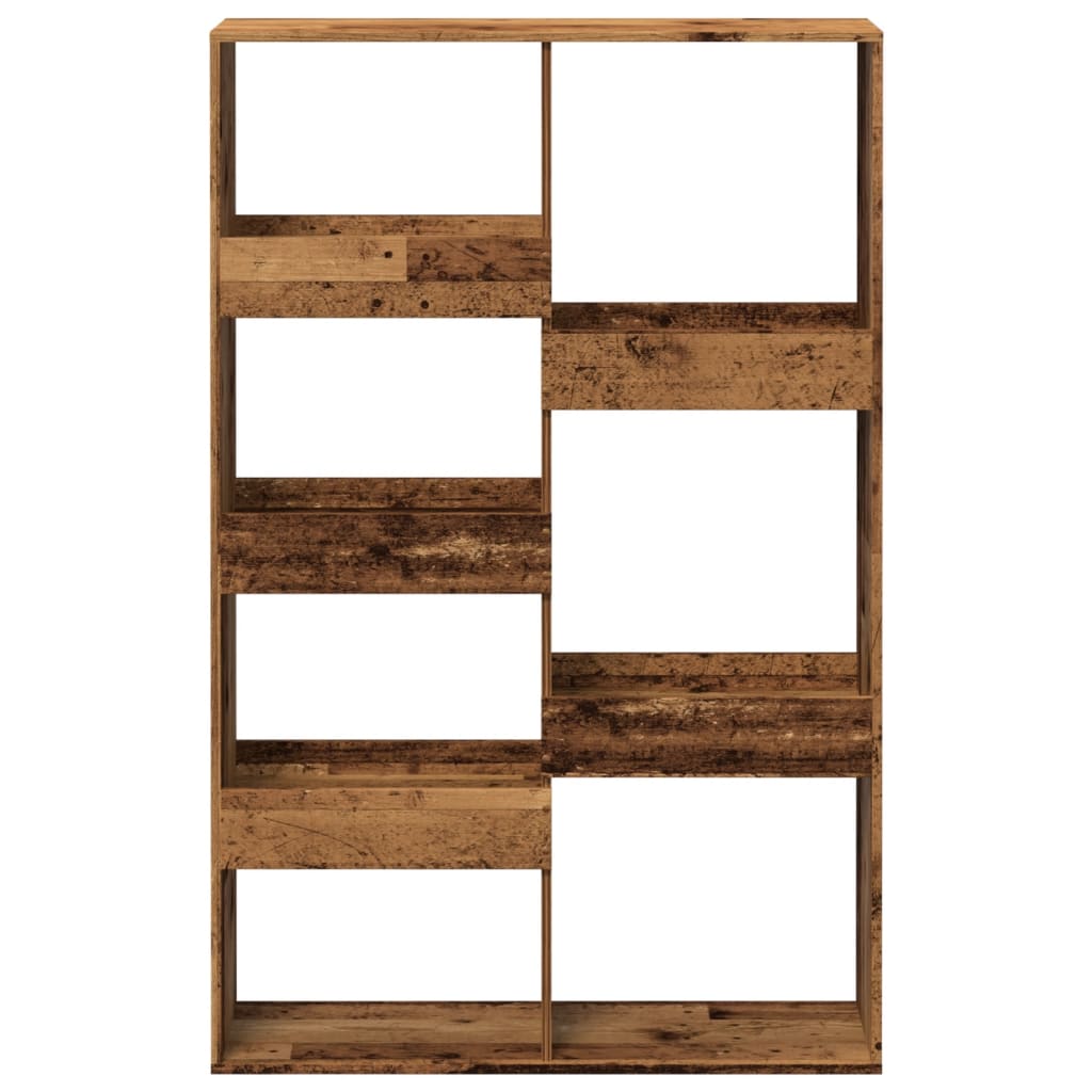 Bookshelf Vintage Wood Look 100 x 33 x 155.5 cm Engineered Wood