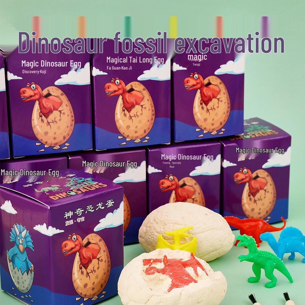 Dinosaur Fossil Excavation Kit: DIY Treasure Hunt for Kids – Educational & Fun Gift