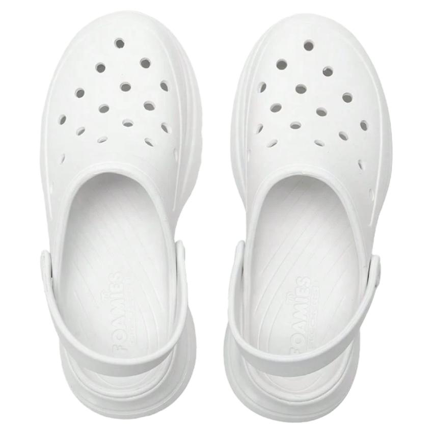Skechers Stomp Comfortable Lightweight Casual Versatile Summer Beach Platform Slip-On Shoes Women Shoes White 111678-WHT