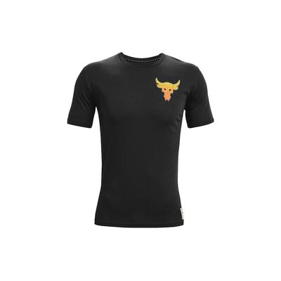 Project Rock Training Casual Sports Short Sleeve T-Shirt Men Tops Black 1363559-001