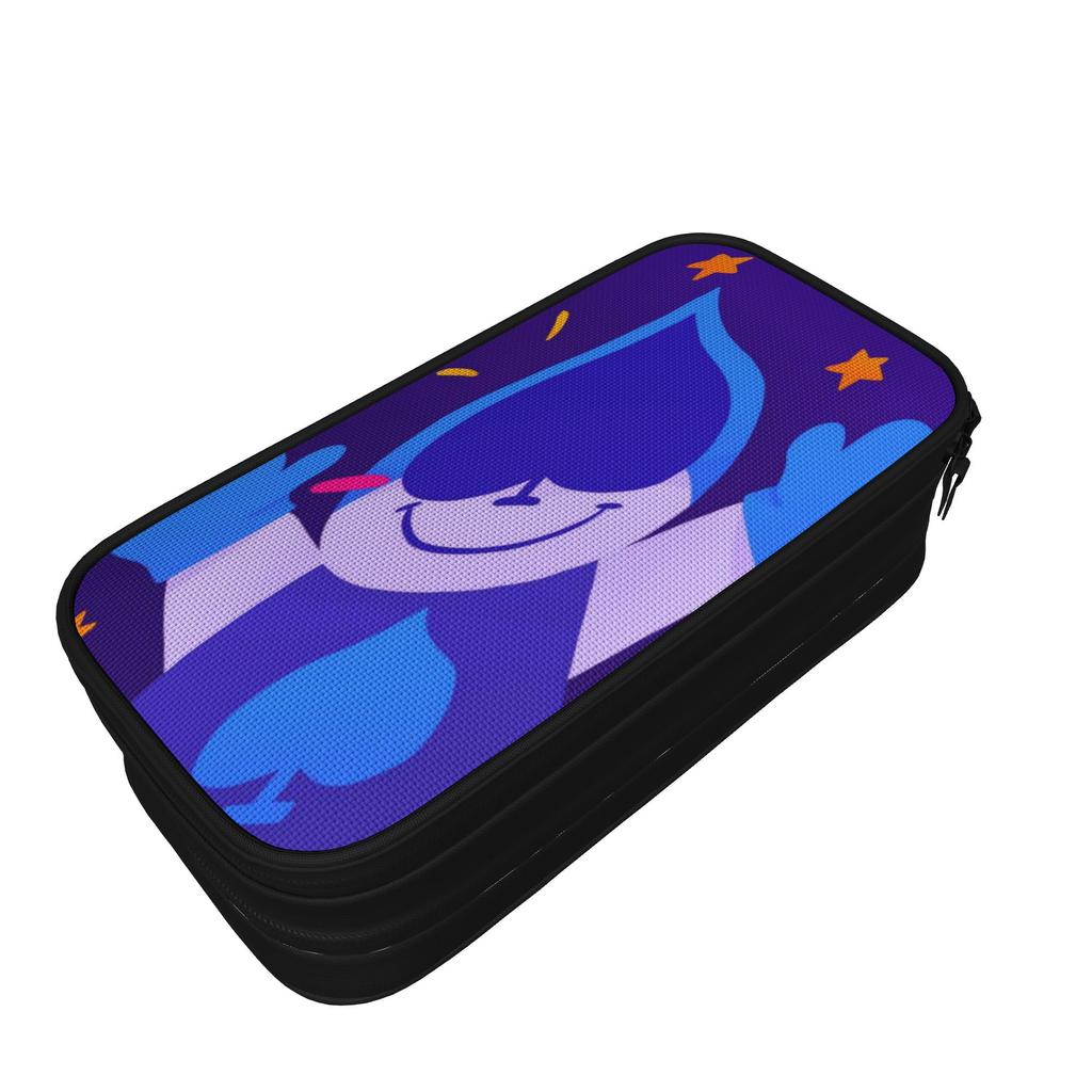 Lancer Face Pen Box Double Layer Large Capacity School Accessories Pencil Bag Amazing Gift