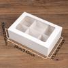 WTEMPO Foldable Clear Window White Paper Gift Boxes Multi-cavities DIY Flowers Soaps Small Presents Packaging Boxes Perfect for Birthday Wedding