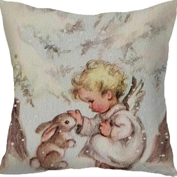 Nordic Christmas Snowman Pillowcase Linen Sofa Cushion Pillowcase New Style Christmas Pillowcase
