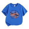 Kids Boys Girls 100% Cotton Crew Neck Short Sleeve T-Shirt, Retro Skateboard Skate And Destroy Shred The Road Print Casual Tee For Children Daily Wear