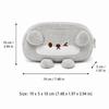 Otter Shape Pen Bag Plush Stationery Bag Portable Pencil Case  School Supplies
