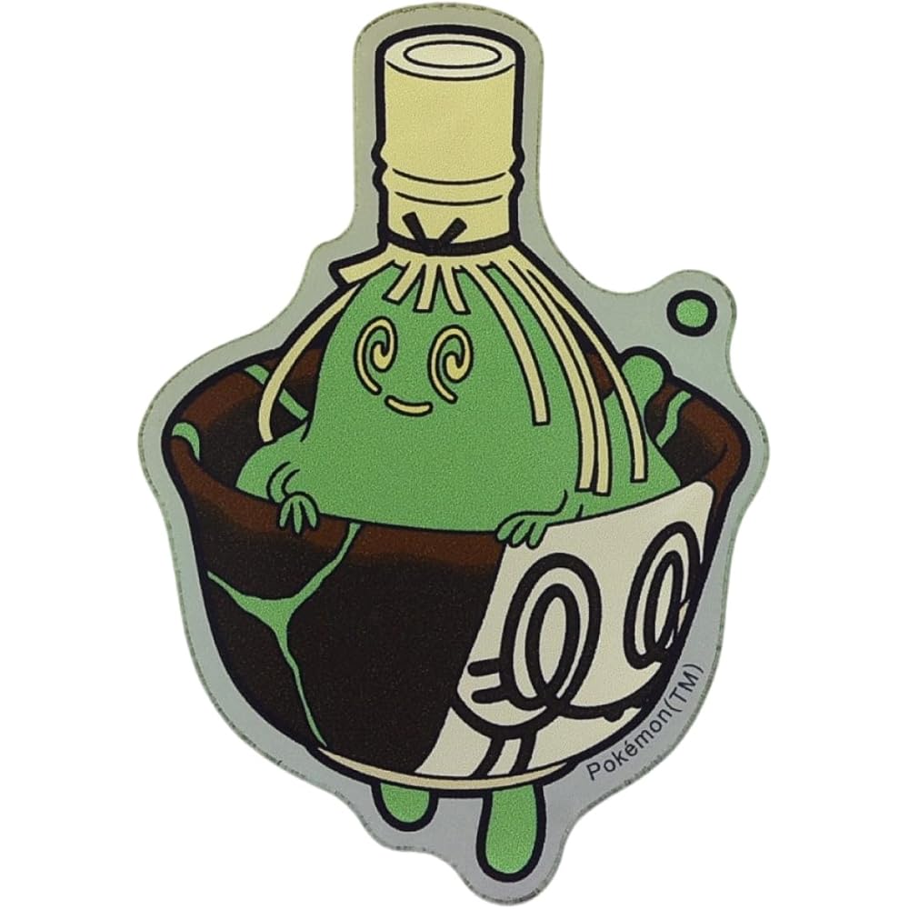 Gourmandise Pokemon Mobile Sticker Yabasocha POKE-990H Decorative Accessory