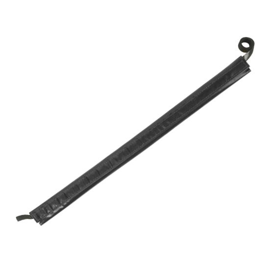 Rope Cover Portable Anti-Wear Climbing Rope Protector Sleeve with Fastener Tape Firmly Fixed Foldable Rope Protector Accessory