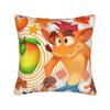 Crash Bandicoot Mask Icon Pillow Case  Fashion Pillow Cover Square Pillowcases For Living Room Bed Chair