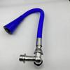 Durable Zinc Alloy Kitchen Faucet 2 Modes Universal Rotatable Spout Faucet Water Saving Single Cold Water Tap Bathroom