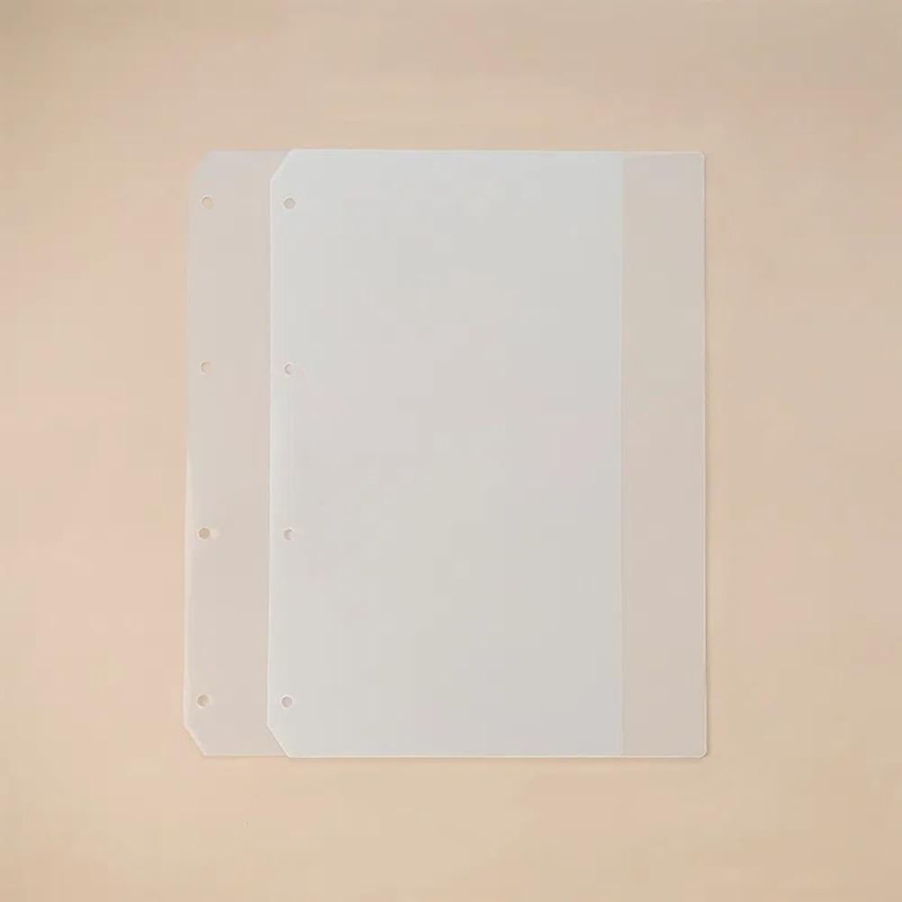 2pcs DIY Spiral Binder Divider Page Separator PP Refill Spiral Page Binder Indexing Cards  Student