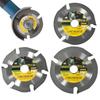 4.5/5 Inch (115/125mm) Angle Grinder Woodworking Slotting Blade, Hard Alloy Disc Saw Blade, Used for Slotting and Cutting Wood