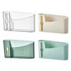 Multipurpose Plastic Bag Storage Box Large Capacity Wall Mounted Trash Bag Holder Dispenser For Daily Use