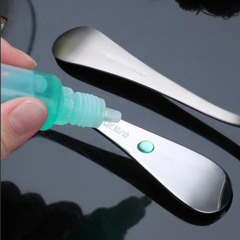 Stainless Steel Soup Spoon Mirror Polished Colander Long Handle Korea Soup Spoon Deep-headed Tablespoon for Kitchen Flatware