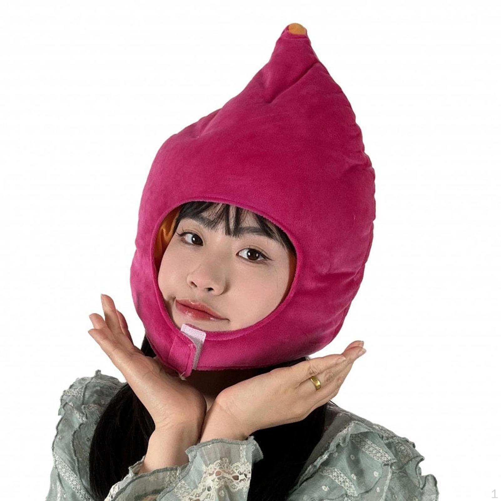 

Овощной головной убор Шляпа сладкого картофеля Милый Креативный Фестивальный Косплей Костюм