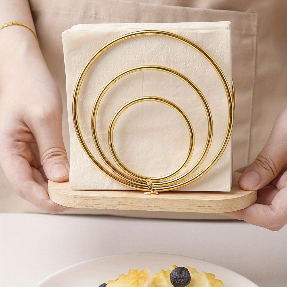 Nordic Style Tissue Storage Rack Space-Saving Paper Towel Container Vertical Napkin Dispenser  Home