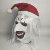 Red-haired Terrifying Clown Mask, Terrifying Hooded Clown Headgear, Halloween Horror Makeup, Buddha and Devil Mask