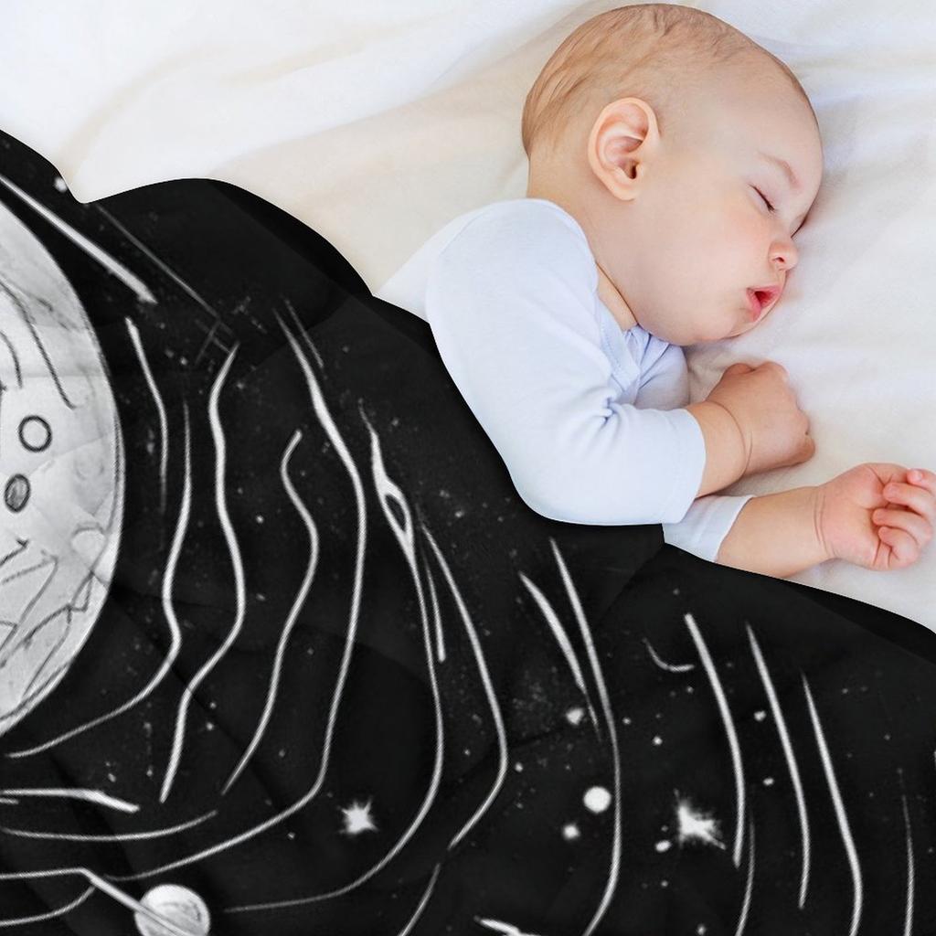 Interstellar Journey Throw Blanket Luxury Blankets Sofas Of Decoration Decoratives Cute Plaid Blankets