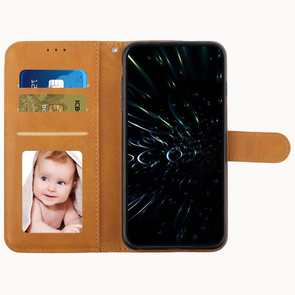 Für Samsung Galaxy M15 5G/F15 5G Kratzfeste PU-Leder Handyhülle Ständer Handyhülle