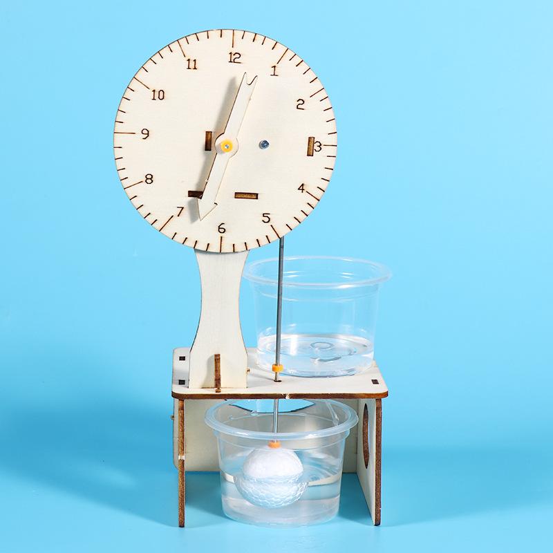 

Hydrodynamic Clock Kids Science Toy STEM Technologia Gadget Wooden Physics Kit Educational Toys for Children Learning Toy Y5567YY-