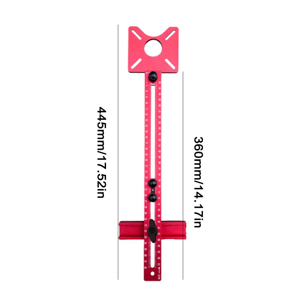 Router Milling Groove Bracket Aluminum Alloy Universal Router Table Insert Plate with Base Carpentry Circle Cutting Guide Board