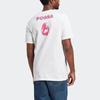 Adidas Pogba Icon Graphic Tee Hand-Drawn Pattern Printed Soccer Short Sleeve T-Shirt Men Tops White HT5186