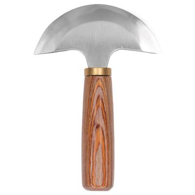 Leather Cutting Knife Fine Polishing Easy Control Semi Circular Leather Edging Knife Leather Cutter