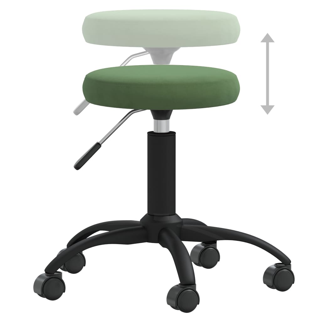 Vidaxl Dining Chair, Dark Green, Upholstered In Velvet